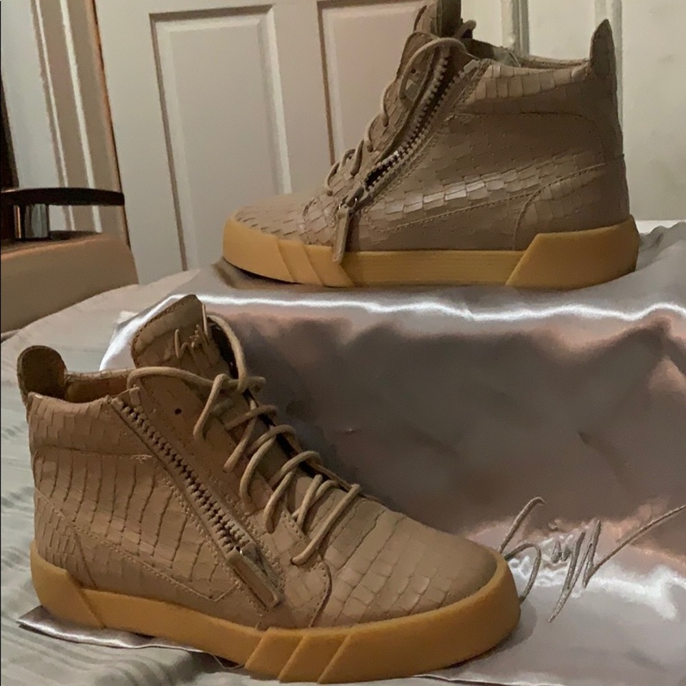 Authentic Giuseppe Croc High Top with Shark Sole